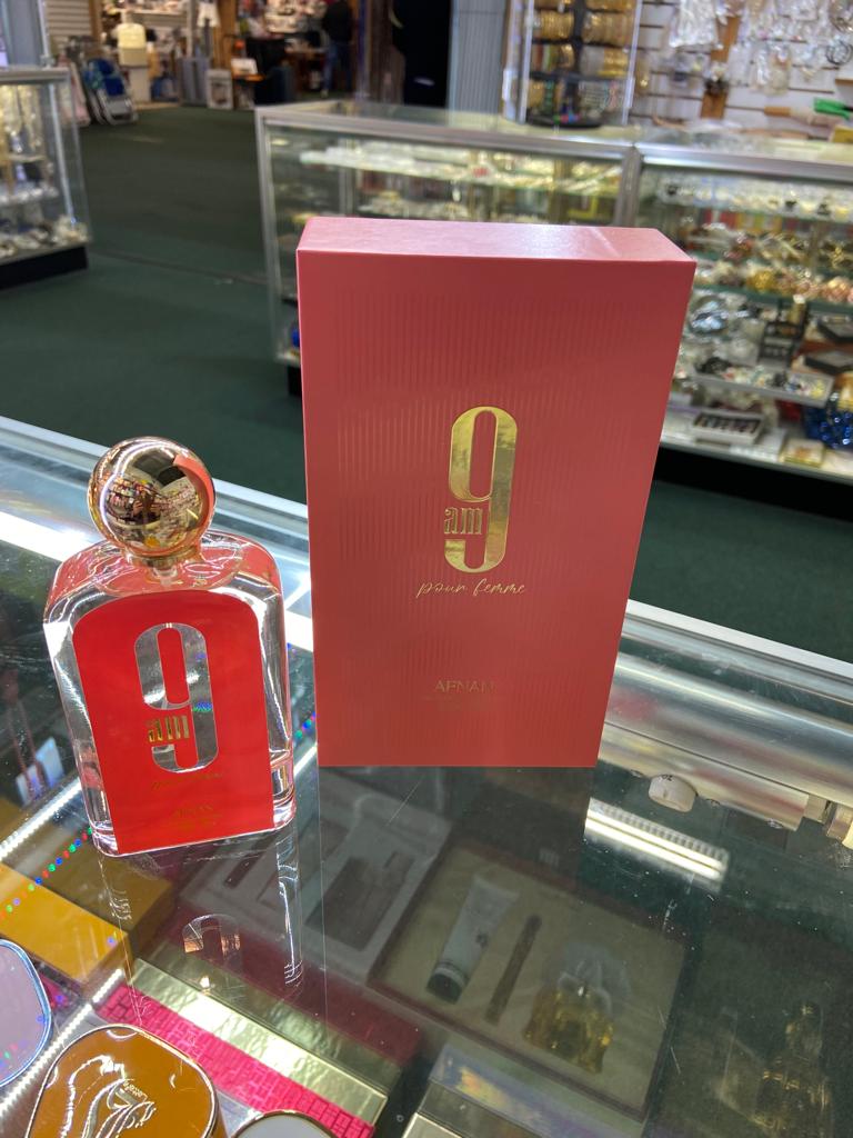 9 AM Pour Femme by Afnan 3.4oz 100ml Eau de Parfum EDP for Women New SEALED Box