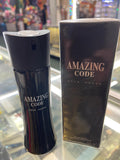 Amazing Code Pour Homme by Secret Plus 100 ml / 3.4 oz EDP Spray NEW SEALED BOX