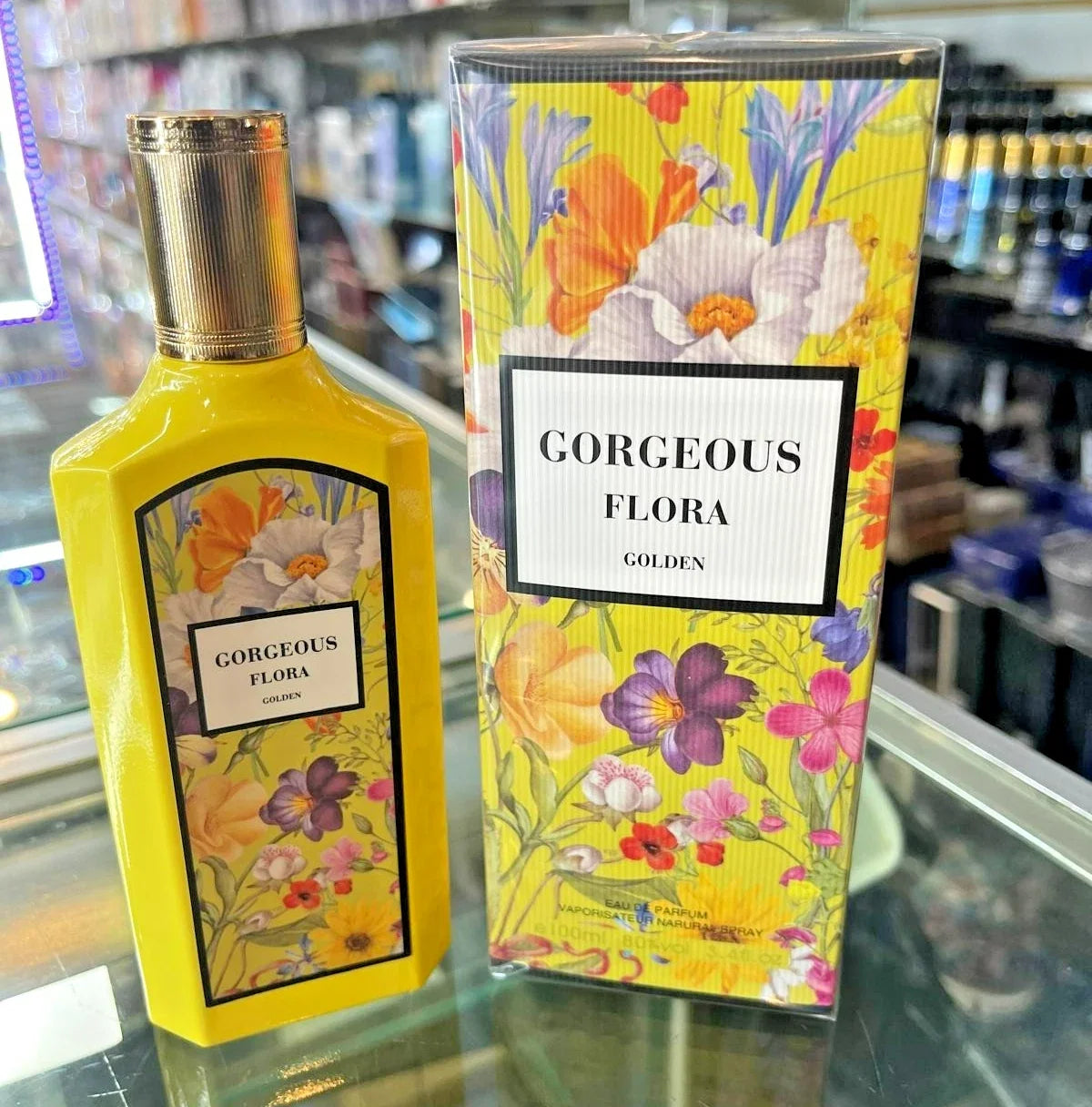 Gorgeous Flora Golden by Secret Plus 3.4 oz 100 ml Eau de Parfum EDP for Women